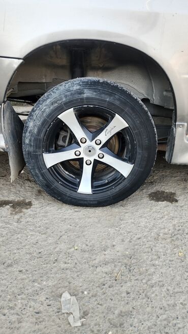 диски на приору: Дөңгөлөктөр монтажда 195 / 65 / R 15, Кыш, Колдонулган, Комплект, Жеңил унаалар, Куйма, тешиктери - 5