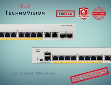 cisco modem: Cisco Catalyst C 1000 8P 2G L ✔️Sertifikasiyadan keçmiş təcrübəli