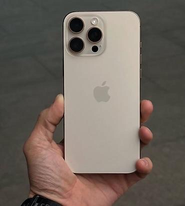 IPhone 16 Pro Max, цвет Natural Titanium (светлый титановый). Корпус