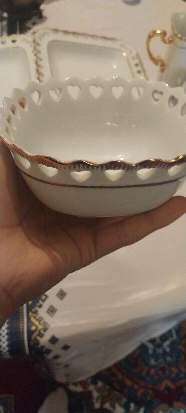 Nahar dəstləri və servizlər: Nahar dəsti, rəng - Ağ, Farfor — 8