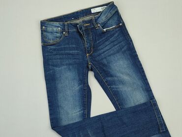 czarne jeansy z wysokim stanem hm: Jeans, 12 years, 146/152, condition - Very good