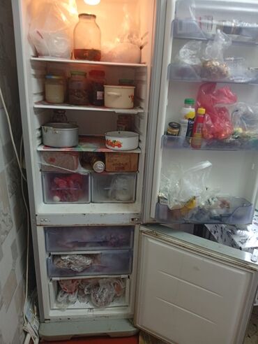 Soyuducular: 2 qapılı Biryusa Soyuducu Satılır, rəng - Gümüşü — 14