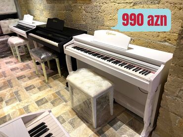 Музыкальные инструменты: Yeni daxil olmuş elektro pianolar, çox münasib qiymətə. Fərqli