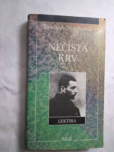 Knjige i stripovi: Knjiga:Necista krv Bor[sav Stankovic 271 str, 18 cm. 1990.god. ocuvana