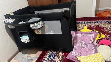 Манежи-кровати: Манеж-кровать, Новый, Раскладной, Другой материал — 12