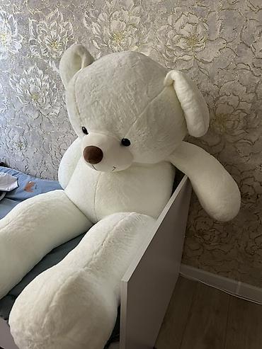 zara home: Большой плюшевый медведь-гигант, белый. новый - Материал: мягкий — 1
