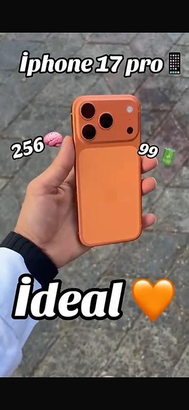 IPhone 17 Pro, 256 GB, Narıncı, Face ID lalafo.az -da IPhone 17 Pro, 256 GB, Narıncı, Face ID