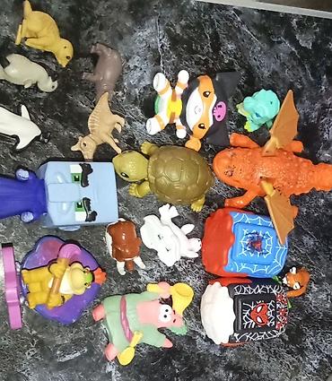 ucuz usaq oyuncaqlari: Uşaq fiqurları və kiçik oyuncaqlar dəsti - Müxtəlif temalı plastik — 1