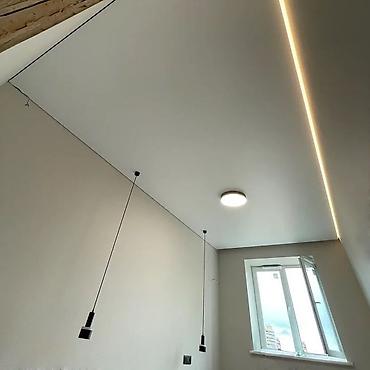 Натяжной потолок: Натяжной потолок Глянцевое, Матовое, 3D потолки Монтаж, Гарантия, Бесплатная консультация — 8