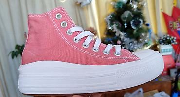 Ženska obuća: Converse All Star visoke patike – roze - Model: Converse Chuck Taylor — 3