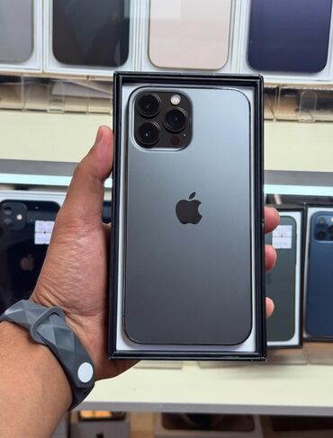 modem sim kartlı: IPhone 13 Pro Max, 256 ГБ, Черный, Гарантия, Кредит, Отпечаток пальца