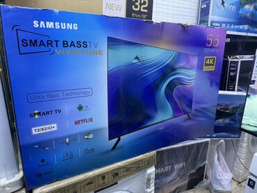 Телевизоры: Телик Телевизоры Samsung Android 13 с голосовым управлением, 55 — 2