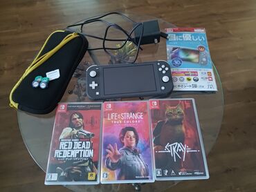 где можно купить модем: Nintendo Switch Lite (почти новая) + 3 игры на картриджах + карта