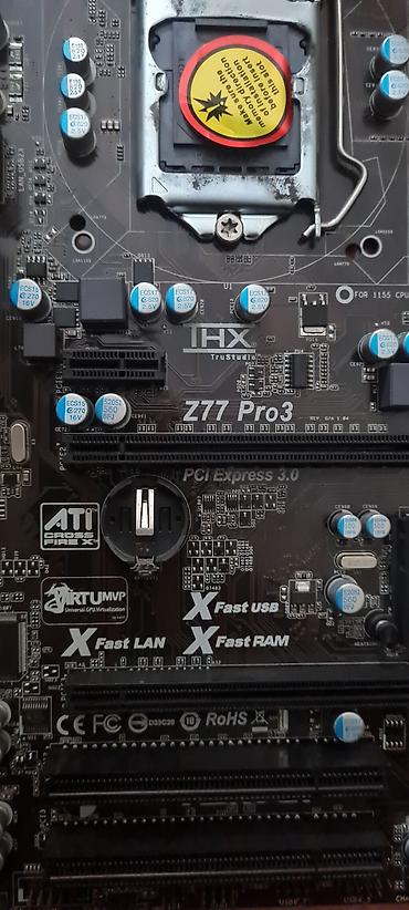 note 8 pro plata: Ana Platası ASRock Z77PRO3, İşlənmiş — 2
