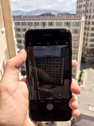 Apple iPhone: IPhone 7, Колдонулган, 128 ГБ, Кара