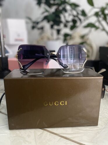 алтын соко: Күндөн коргоочу көз айнектер көз айнек, Gucci, Аялдарга, Стандарттык эмес, Градиент линзалар