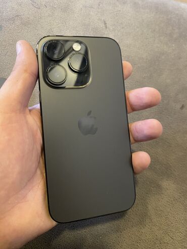 Apple iPhone: IPhone 14 Pro, 256 GB, Black Titanium, Simsiz şarj, Sənədlərlə, Zəmanət — 5