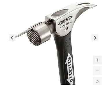 2 gr: Молоток из %100 Титана, легкая Молоток STILETTO® 14oz Titanium — 4