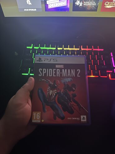 playstation 3 disk: Spider Man 2 (PS5) 

Çiçək kimidir.
3-4 dəfə qoşub oynayıb bitirmişəm