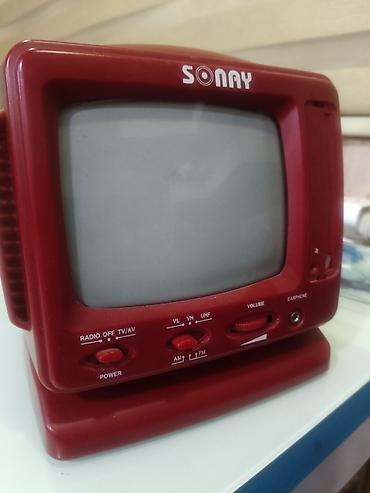 tankda bir tv almaq: SONAY portativ mini TV/radio - Kompakt CRT ekranlı portativ cihaz - — 1