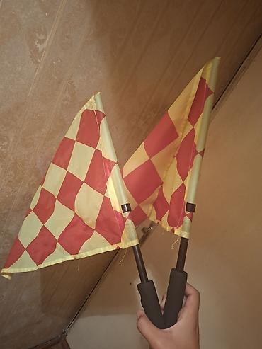 чехли: Судейские флаги для боковых арбитров (набор 2 шт.) +чехол - — 1