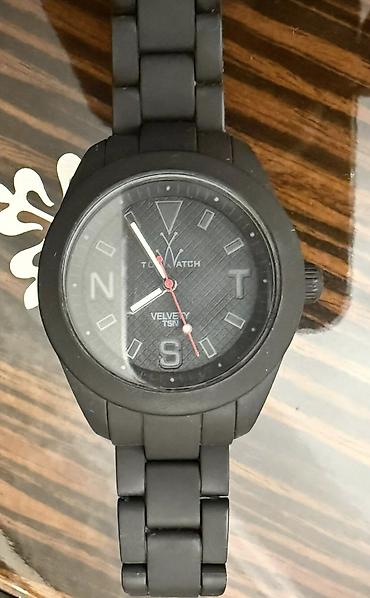 saat dəsti: TOY WATCH – kişi qol saatı - Rəng: tam qara - Korpus: mat teksturalı — 1