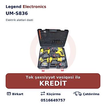 alet: Elan başlığı: Elektrik alətlər dəsti UM-S836, 48V Elektrik alətləri — 1