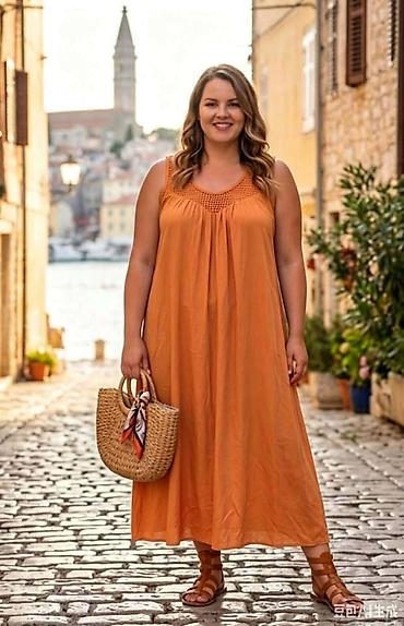 Haljine: Model za punije
Do xxxxl
Viskoza
Crna: 2.700 dinara — 9