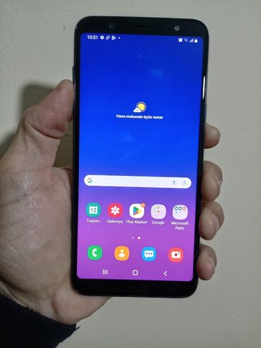 a6 samsunq: Samsung Galaxy A6 Plus, 32 GB, Barmaq izi, İki sim kartlı