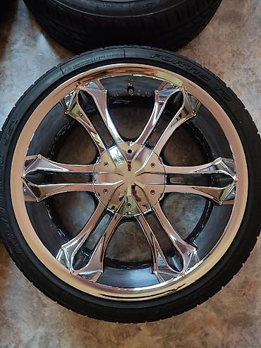 Диски: Литые Диски R 20 Комплект, отверстий - 5, Б/у — 5