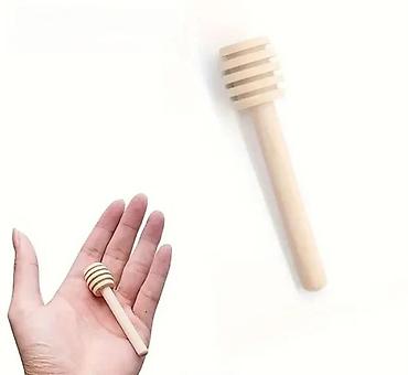 Kašike: Drvene kašikice za med – mini “honey dipper” štapići - Materijal — 7