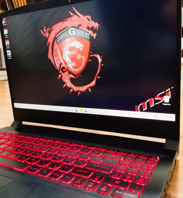 Ноутбуки: Ноутбук, MSI, 16 ГБ ОЗУ, Intel Core i5, 15.6 ", Б/у, Игровой, память SSD