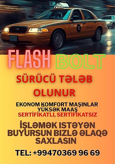 tır sürücü kursu: Taksi sürücüsü tələb olunur, Təcrübəsiz — 2
