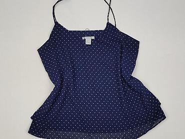 chabrowa bluzki: H&M, Top damski, rozmiar M — 1