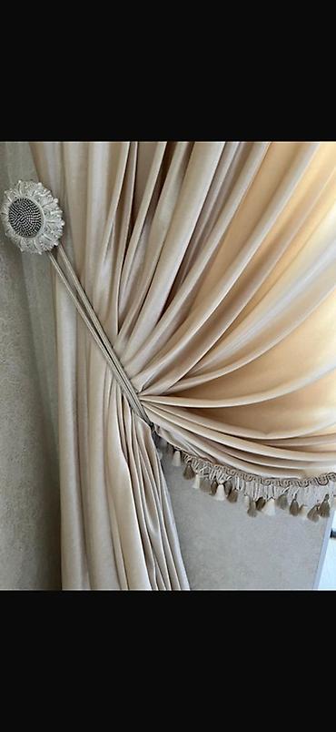 Шторы и занавески: Портьера, С ламбрекеном, Готовое изделие, Для спальни — 5