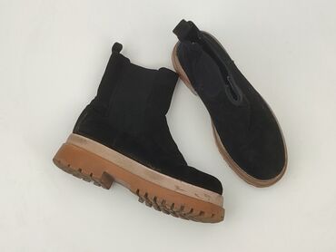 buty slip on na koturnie: Ankle boots for women, size 39