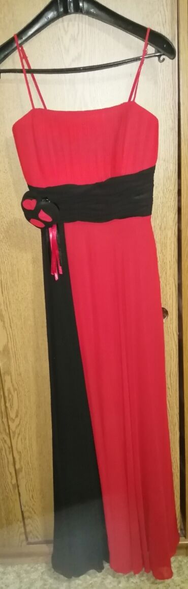 Women's Clothing: M (EU 38), L (EU 40), color - Red, Evening, With the straps