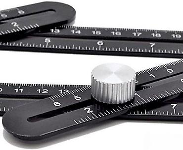 Ostali merni alati: Podesivi šablon – višenamenska uglomer/lenjir (Multi‑Angle Ruler) - — 5