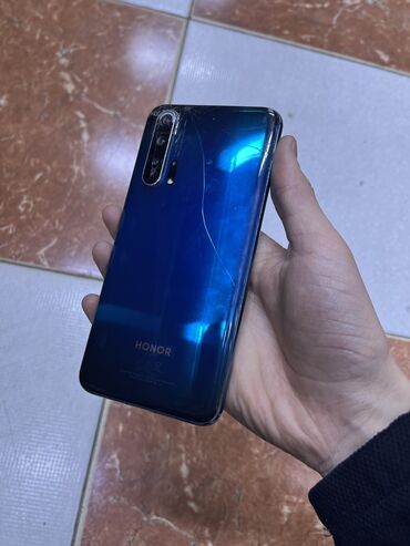 телефоны хонор: Honor 20 Pro, Б/у, 256 ГБ, цвет - Голубой, 2 SIM