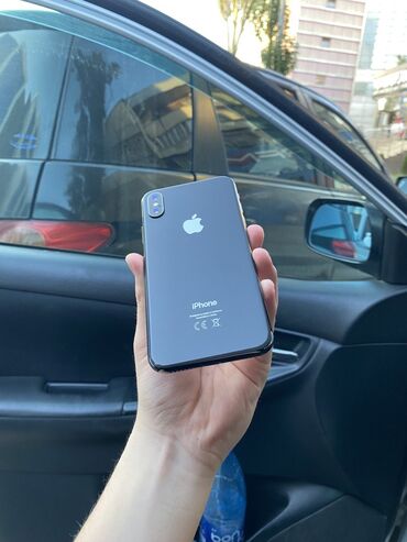 авто повербанк: IPhone X, Б/у, 64 ГБ, Черный, Защитное стекло, Чехол, 100 %