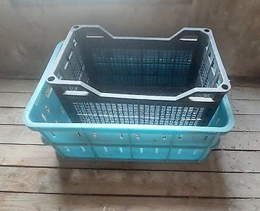Digər mebel: Ağ rəngli plastik vedrələr dəsti - Material: sıx, davamlı plastik - — 3