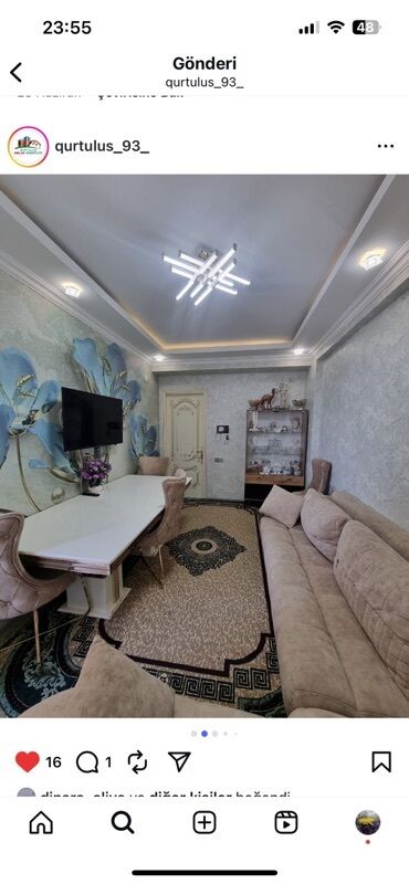 Mənzil kirayələyirəm: 3 otaqlı, 68 kv. m — 2