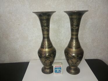 Əntiq vazalar: Vaza latun materyal hindistan istehsalı birinin qiyməti 28 man