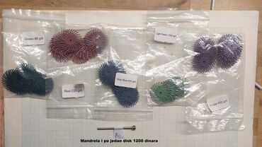 Ostali medicinski proizvodi: Freze za stomatološke tehničke motore, freze za nokte, freze za — 9