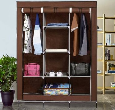 Шкафы: Складной тканевый шкаф Storage Wardrobe 88130 – это надежная замена