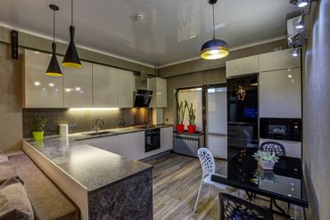 Посуточная аренда квартир: 2 комнаты, Душевая кабина, Постельное белье, Кондиционер — 8