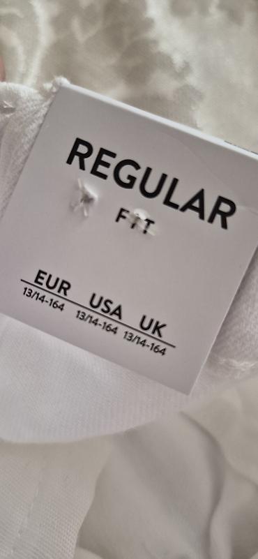 ag cins: DeFacto uşaq şalvarı – ağ rəng, Regular Fit - Model: Boy/Casual - — 2