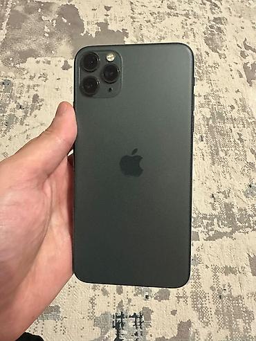 айфон 11 пр макс: IPhone 11 Pro Max, Б/у, 256 ГБ, Зеленый, Чехол, 75 % — 2