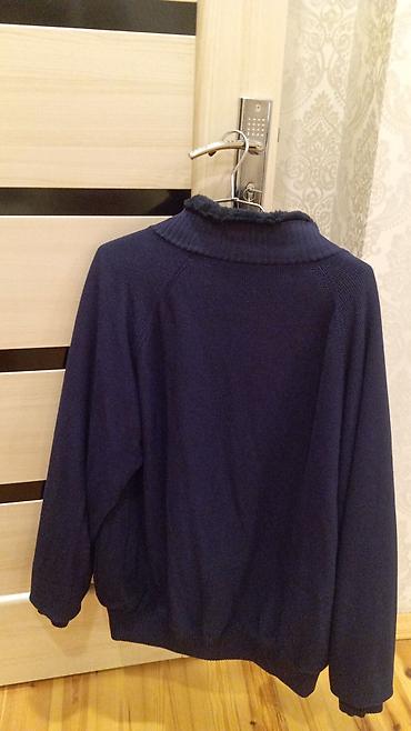 kurtka modelleri kisi: Sviter, XL, rəng - Göy — 1