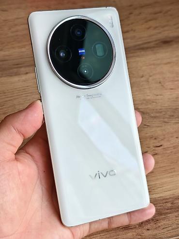 Vivo X100, Колдонулган, 256 ГБ, түсү - Ак, 2 SIM